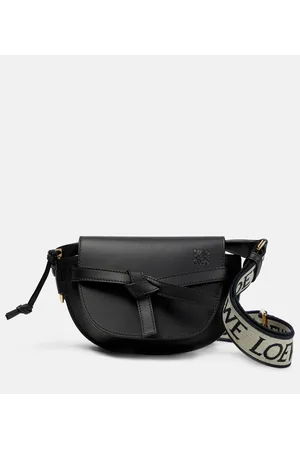 Loewe Bolso Gate Dual Mini de piel y jacquard