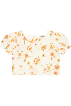 The New Society Bebé - blusa Fiorella de algodón