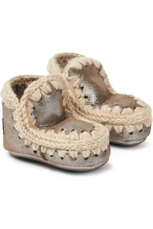 Mou Bebé - botines de piel metalizada