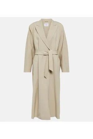Max Mara Abrigo Ottico de lana
