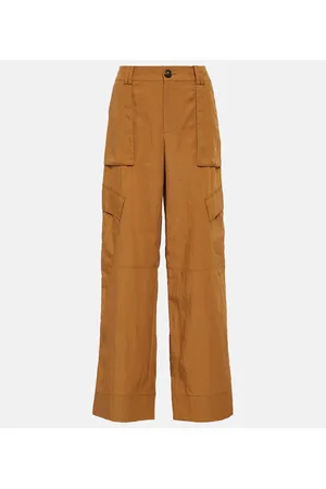 Vince Pantalones cargo anchos de tiro medio