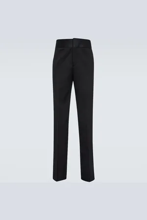 VALENTINO Pantalones rectos de lana virgen