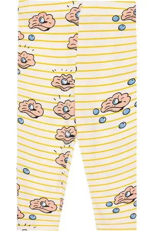Mini Rodini Bebé - leggings en mezcla de algodón