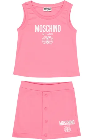 Moschino Set de top y falda de algodón estampado