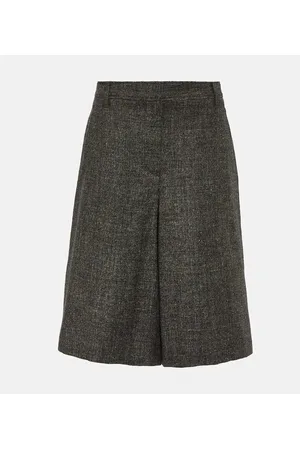 Brunello Cucinelli Bermudas en mezcla de lana
