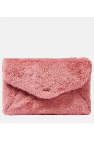 Max Mara Clutch de tejido Teddy