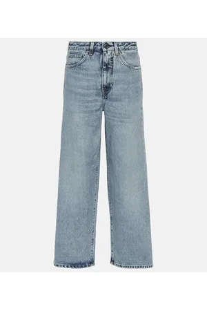 Totême Jeans anchos de tiro alto