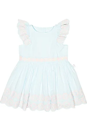 Stella McCartney Bebé - vestido de algodón bordado