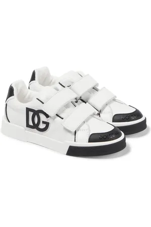 Dolce & Gabbana Zapatillas de piel con logo