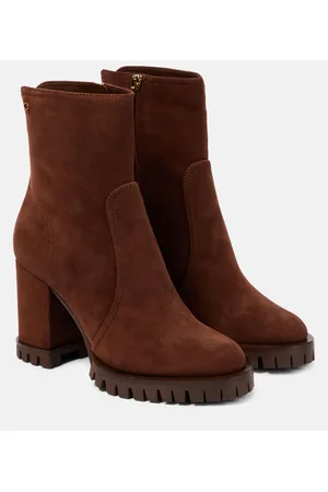 Gianvito Rossi Botines Timber de ante