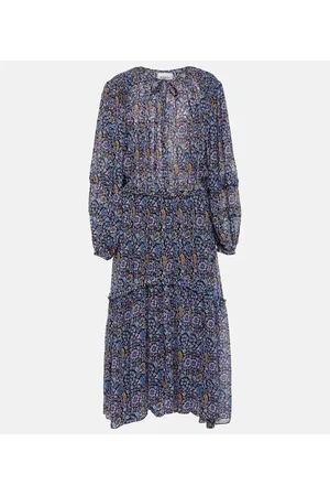 Marant Etoile Vestido largo Naema de georgette