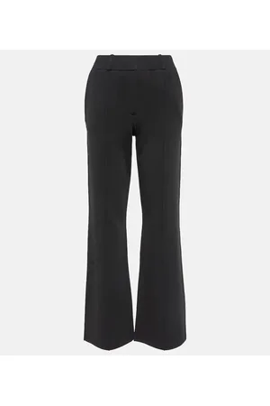 Joseph Pantalones rectos de cady de tiro alto