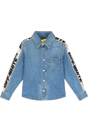 OFF-WHITE Camisa vaquera con logo