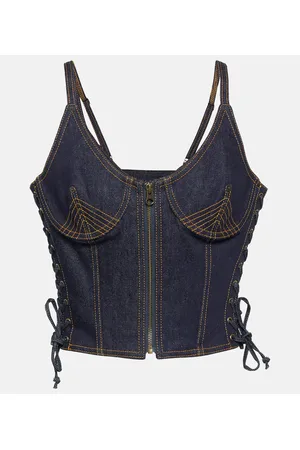 Jean Paul Gaultier Bustier en denim
