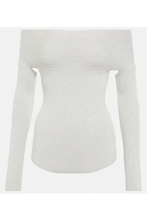 Khaite Top Salma con hombros descubiertos