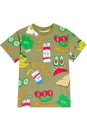 Stella McCartney Camiseta de jersey de algodón estampada