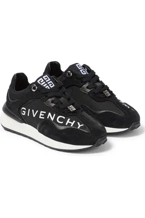 Givenchy Zapatillas de piel, ante y lona con logo