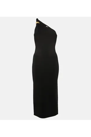 GALVAN Vestido midi asimétrico