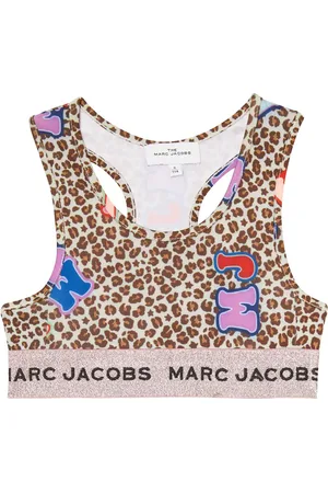 Marc Jacobs Crop top con estampado de leopardo