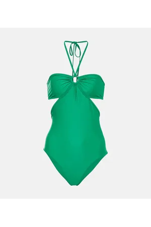 Paco rabanne Bañador con cuello halter