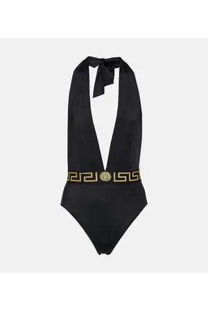 VERSACE Bañador Greca con cuello halter