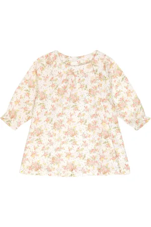Tartine Et Chocolat Bebé - vestido de algodón floral