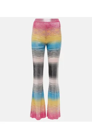 Missoni Pantalones flared de tiro alto