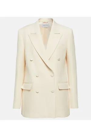 GABRIELA HEARST Blazer cruzado Kees de lana y seda