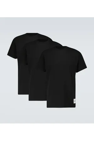 Jil Sander Pack de tres camisetas de algodón