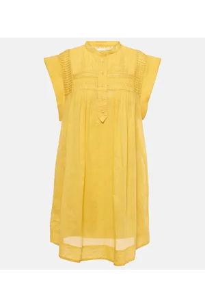 Marant Etoile Vestido corto Leazali de algodón