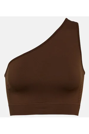 Rick Owens Top Athena cropped de un solo hombro