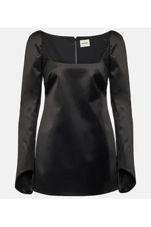 Khaite Vestido corto Tate de satén