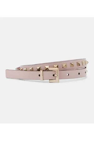 VALENTINO GARAVANI Cinturón Rockstud de piel