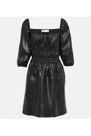 Proenza Schouler White Label vestido corto piel sintética