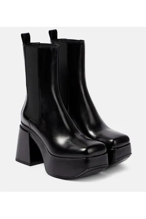 Dorothee Schumacher Botas Chelsea de piel con plataforma