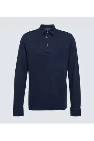 Loro Piana Polo en piqué de algodón