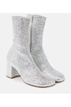 DRIES VAN NOTEN Botines con glitter