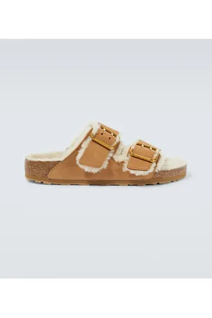 Birkenstock Sandalias Arizona de piel y borrego