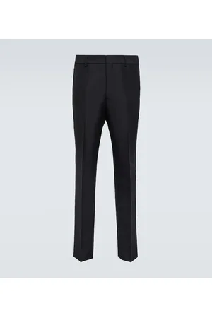 Prada Pantalones slim de lana y mohair