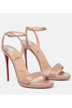 Christian Louboutin Sandalias Loubi Queen 120 de piel