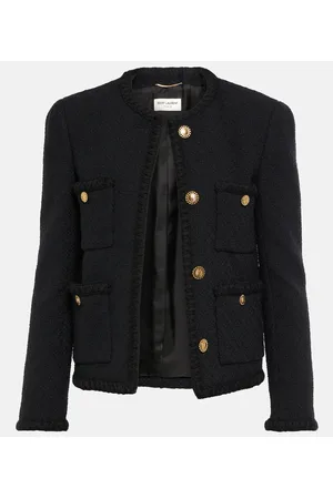 Saint Laurent Chaqueta de tweed