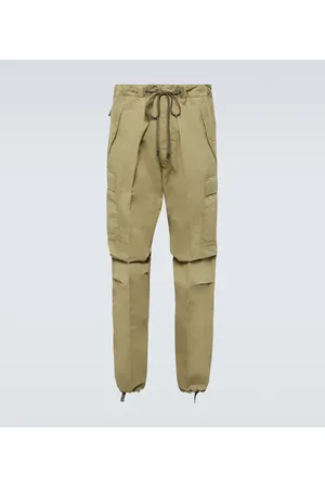 Tom Ford Pantalones Enzyme de sarga de algodón