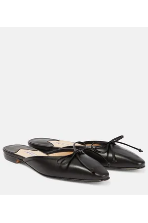 Manolo Blahnik Slippers Ballerimu de piel