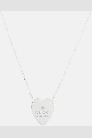 Gucci Collar de corazón de plata esterlina