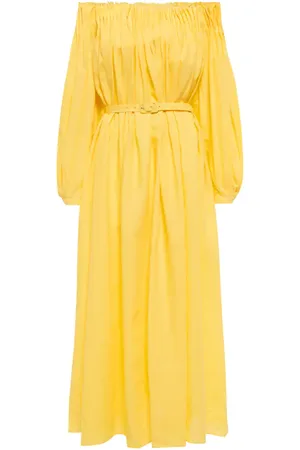 GABRIELA HEARST Vestido largo Martha de lino