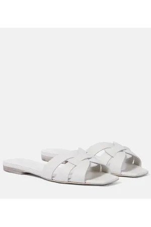 Saint Laurent Sandalias Tribute de piel