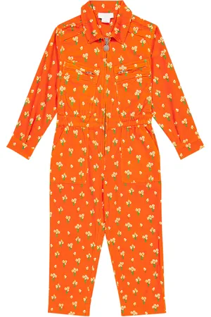 Stella McCartney Mono en pana de algodón floral