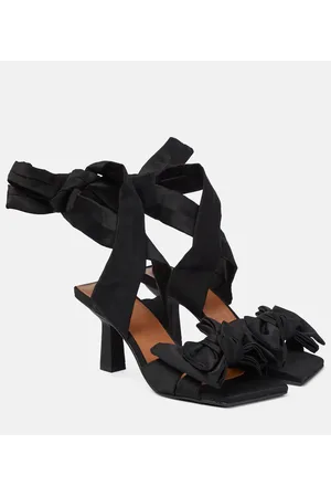 Ganni Sandalias adornadas con lazos