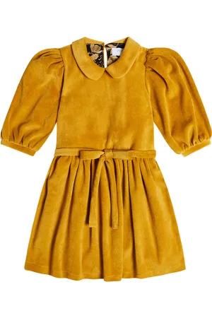 PAADE Vestido de terciopelo bordado
