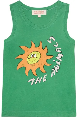The Animals Observatory Tank top de algodón estampado